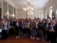 Concours National de la Résistance et de la Déportation 2017. Réception des participants du département.