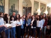 Concours National de la Résistance et de la Déportation 2018. Réception des participants du département.