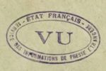 Censure. Traitement de 2 faits divers imposé à la presse locale par le chef régional de la censure. Décembre 1943.