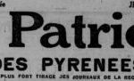 8 juin 1944. Surlendemain du débarquement. A la Une du Patriote des Pyrénées.